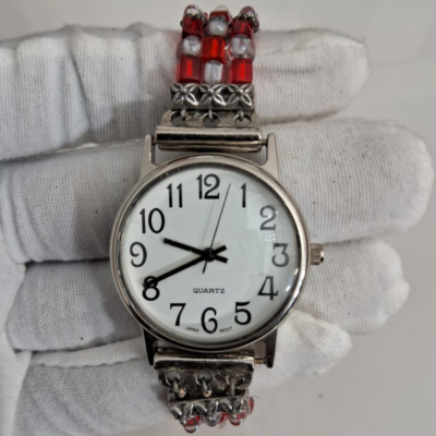 87527K Stainless Steel Back Fancy Ladies Wristwatch