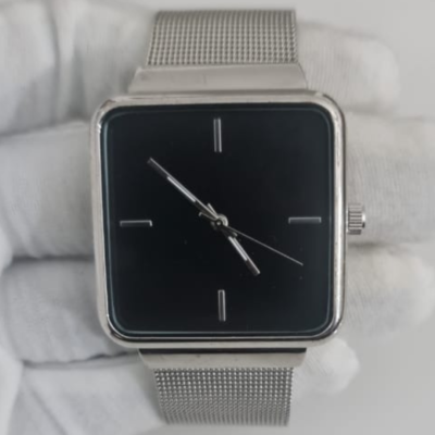 Aldo Mac5064XAO Stainless Steel Back Black Dial Wristwatch