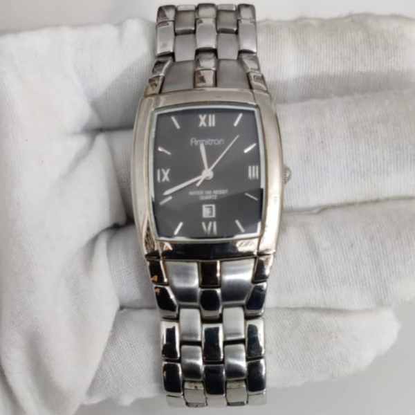 Armitron 201923P Stainless Steel Back Wristwatch