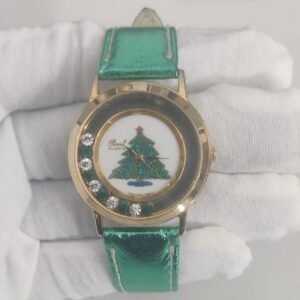 Aspect ASPL6528 Stainless Steel Back Christmas Theme Japan Movement Wristwatch 1