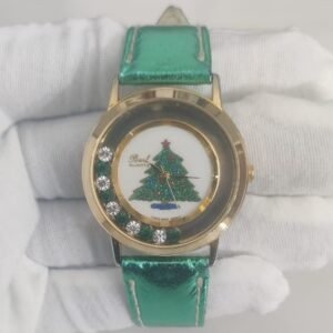 Aspect ASPL6528 Stainless Steel Back Christmas Theme Japan Movement Wristwatch 2
