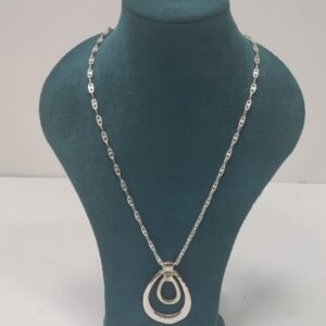 CMC Silver Tone Necklace 1