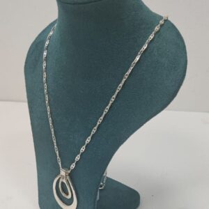 CMC Silver Tone Necklace 3