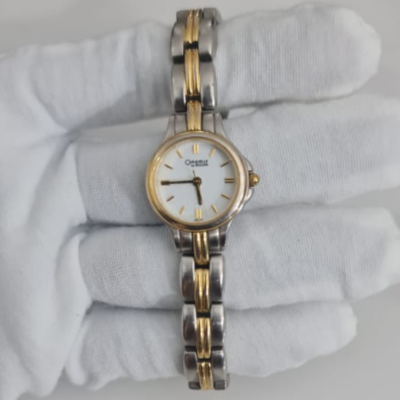 Caravelle Stainless Steel Back Wristwatch