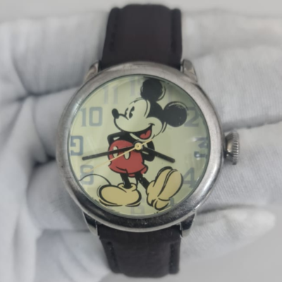 Disney By Siio MU1237 Stainless Steel Back Wristwatch