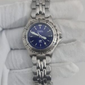 Fossil Blue 349912 Stainless Steel Back Wristwatch 1