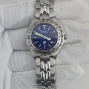 Fossil Blue 349912 Stainless Steel Back Wristwatch 2