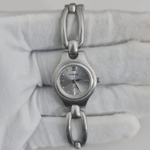 Fossil F2 ES-9021 E10009 Stainless Steel Back Ladies Wristwatch