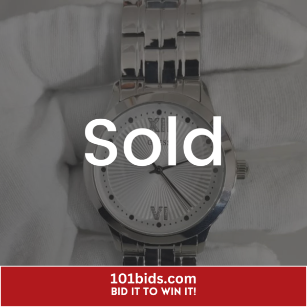 Guess-Stainless-Steel-Back-Wristwatch sold