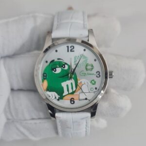 MZB FSC#3262131 M&M Theme Stainless Steel Back Wristwatch 1