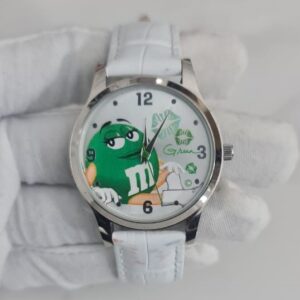 MZB FSC#3262131 M&M Theme Stainless Steel Back Wristwatch 2