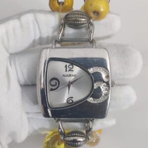 Narmi 6620 Stainless Steel Back Ladies Wristwatch Band 1