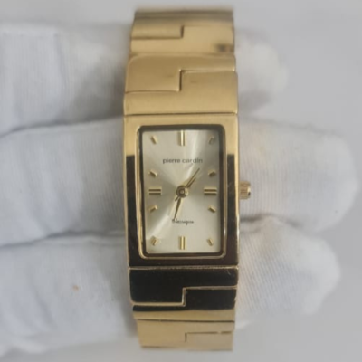Pierre Cardin PCN4039YC Stainless Steel Back Gold Tone Wristwatch Bracelet