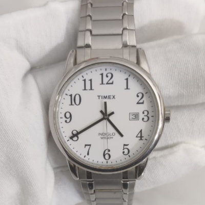 Timex Indigo Stainless Steel Back Wristwatch Bracelet