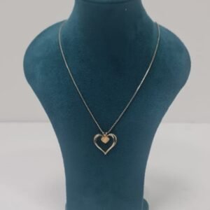 Vintage Necklace With Heart Shape Pendant 2