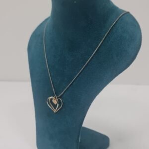 Vintage Necklace With Heart Shape Pendant 3