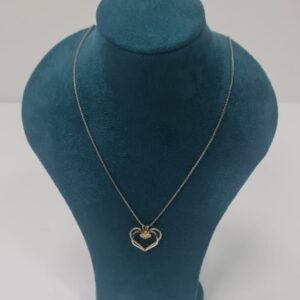 Vintage Necklace With Heart Shape Pendant 4