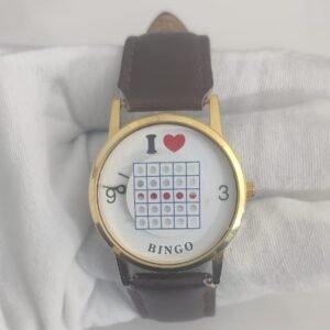 Vintge Mondaine Bingo Stainless Steel Back Wristwatch 1993 1