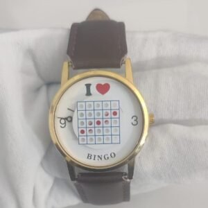 Vintge Mondaine Bingo Stainless Steel Back Wristwatch 1993 2