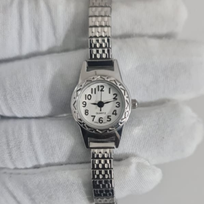Advance WS50860W Stainless Steel Back Ladies Wristwatch Bracelet