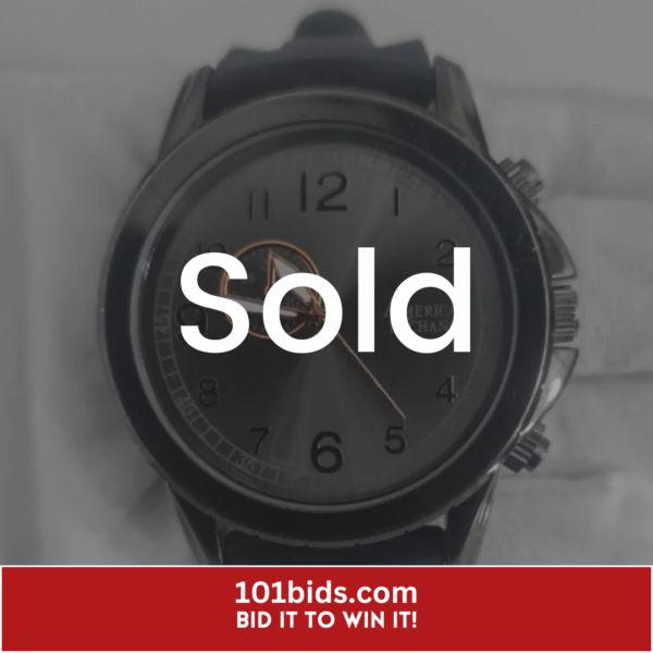 American-Exchange-5169-Stainless-Steel-Back-Quartz-Movement-Wristwatch sold