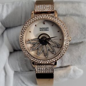 Badgley Mischka BA1380Y121E6 Stainless Steel Back Rose Gold Tone Ladies Wristwatch 1