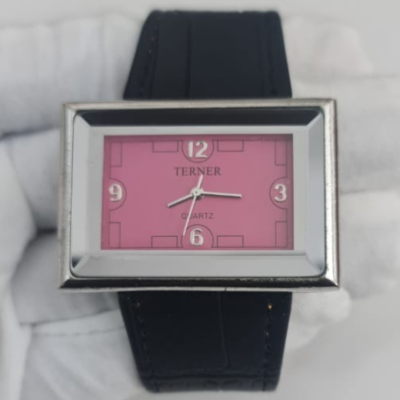 Bijoux Terner Stainless Steel Back Japan Movement Wristwatch