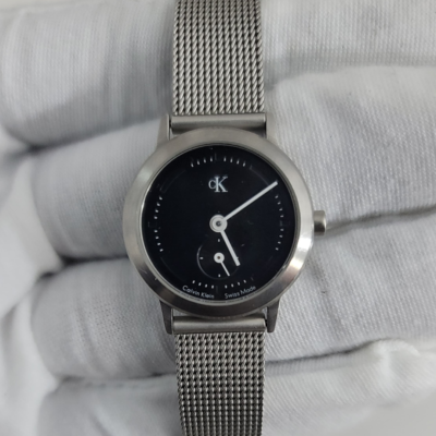 Calvin Klein  K33100 Stainless Steel Back Swiss Made Ladies Wristwatch