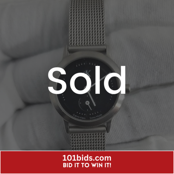 Calvin-Klein-K33100-Stainless-Steel-Back-Swiss-Made-Ladies-Wristwatch sold