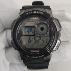 Casio 3198 Stainless Steel Back Made in Thailand Wristwatch 2