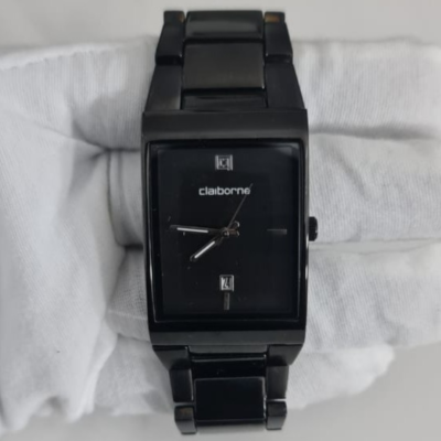 Claiborne CLM1039  Stainless Steel Back Wristwatch