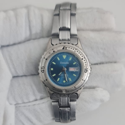 Details DTL1064 Stainless Steel Back Ladies Wristwatch