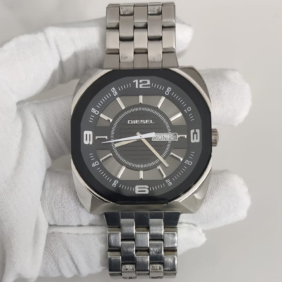 Diesel Brave DZ-1170251011 Stainless Steel Back Wristwatch With Box