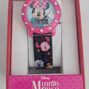 Disney Accutime MN1682JC Minnie Mouse Plastic Caseback Wristwatch With Box 4