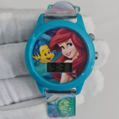 Disney Little Mermaid PN11650813 Stainless Steel Back Wristwatch (Kids Watch)