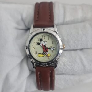 Disney MCK320280 Mickey Mouse Theme Stainless Steel Back Leather 2