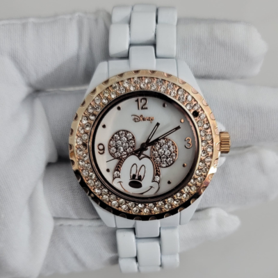 Disney MK21331210 Stainless Steel Back White Wristwatch