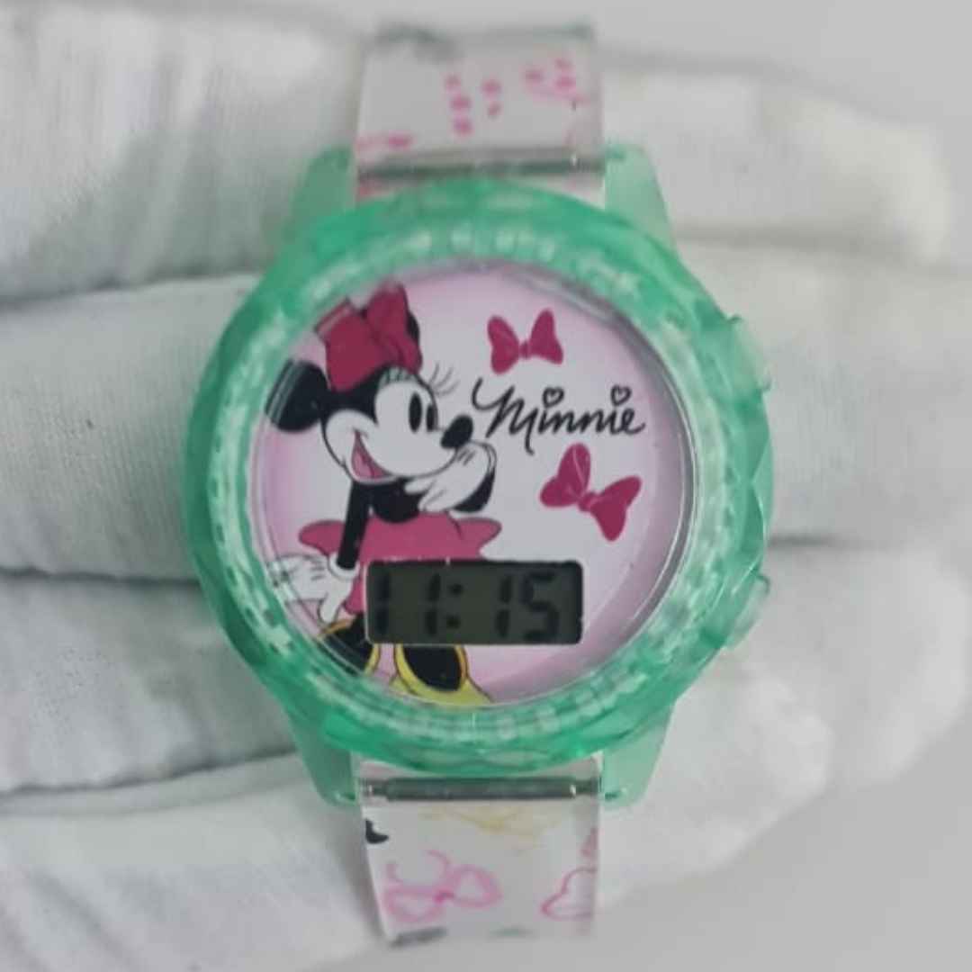 Disney MN1432JC Accutime Minnie Mouse Theme Wristwatch (Kids Watch)
