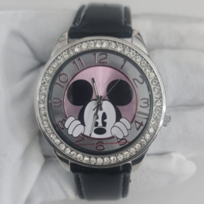 Disney Mickey Mouse Theme MK12360113 Stainless Steel Back Wristwatch