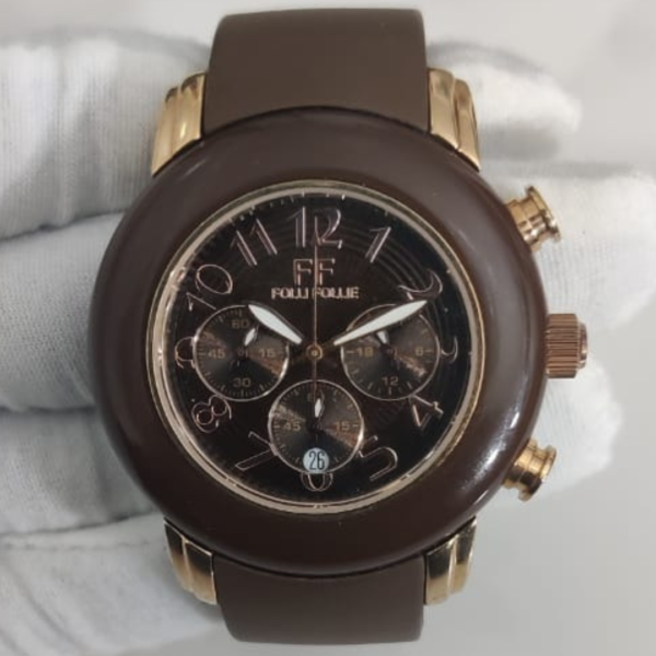 FF Folli Follie No.WF9R001ZE Stainless Steel Back Ladies Wristwatch