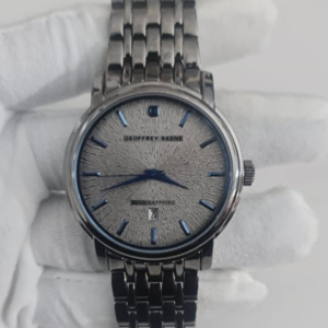 Geoffrey Beene Genuine Blue Sapphire Stainless Steel Back Japan Movement Wristwatch 1