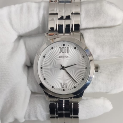 Guess Stainless Steel Back Wristwatch (Refurbished)