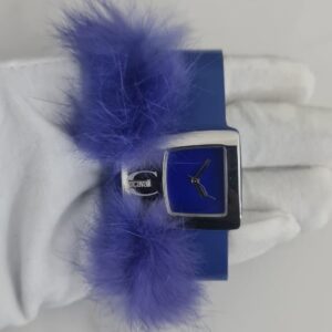 Just Cavalli 7251610035 Stainless Steel Back Leather Stripe Ladies Wristwatch 2