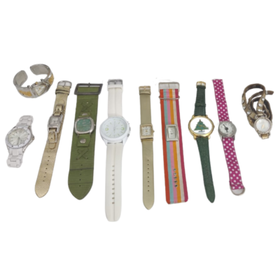 Mix Lot #86 Wristwatch Collection (10 Watches)