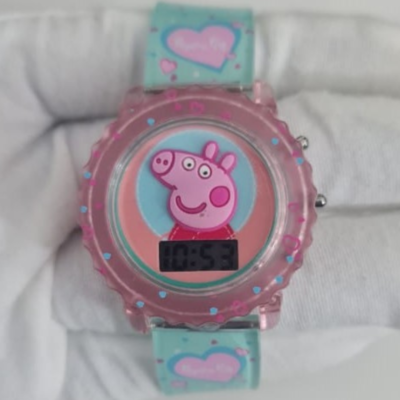 Peppa Pig Accutime Watch Corp. Plastic Caseback PPG4019JC Wristwatch (Kids Watch)