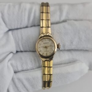Rado 5231 Rolled Gold 20 Microns Stainless Steel Back Ladies Wristwatch 2