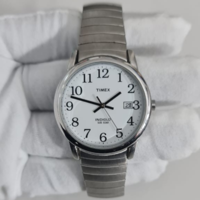 Timex 15 Stainless Steel Back Wristwatch Bracelet
