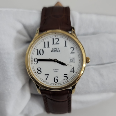 Timex Indigo E3 Stainless Steel Back Wristwatch