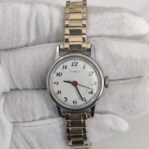 Vintage Timex Automatic Stainless Steel Back Ladies Wristwatch Bracelet 1