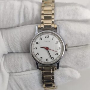 Vintage Timex Automatic Stainless Steel Back Ladies Wristwatch Bracelet 2